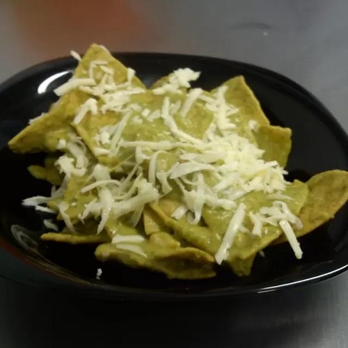 Chilaquiles con queso